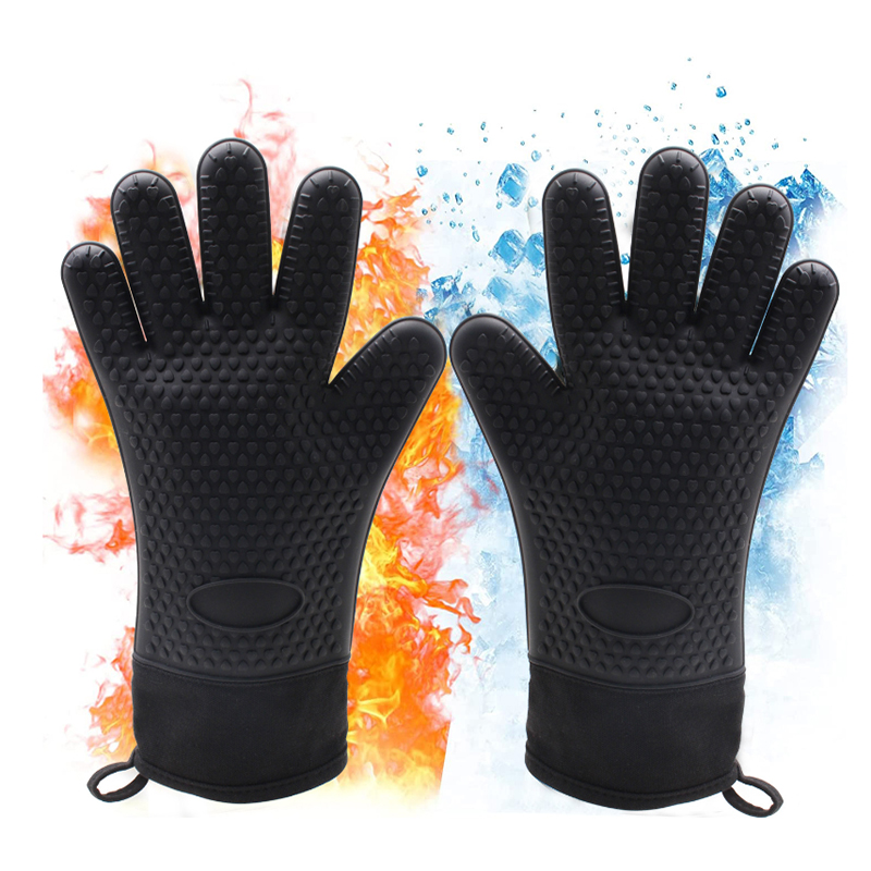 Oven Mitt Silicone - Guantes de silicona para horno, manoplas