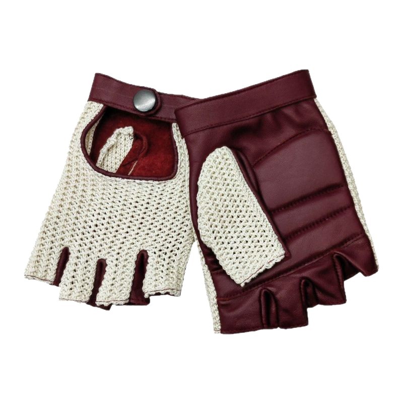Leather Driving Glove - Guantes de Piel de Oveja Genuina,