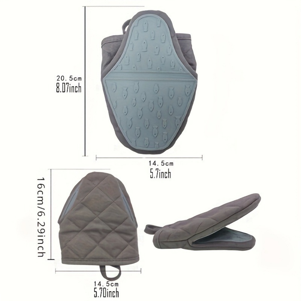 Guantes de silicona con forma  - Oven Mitt Silicone reseña y precio