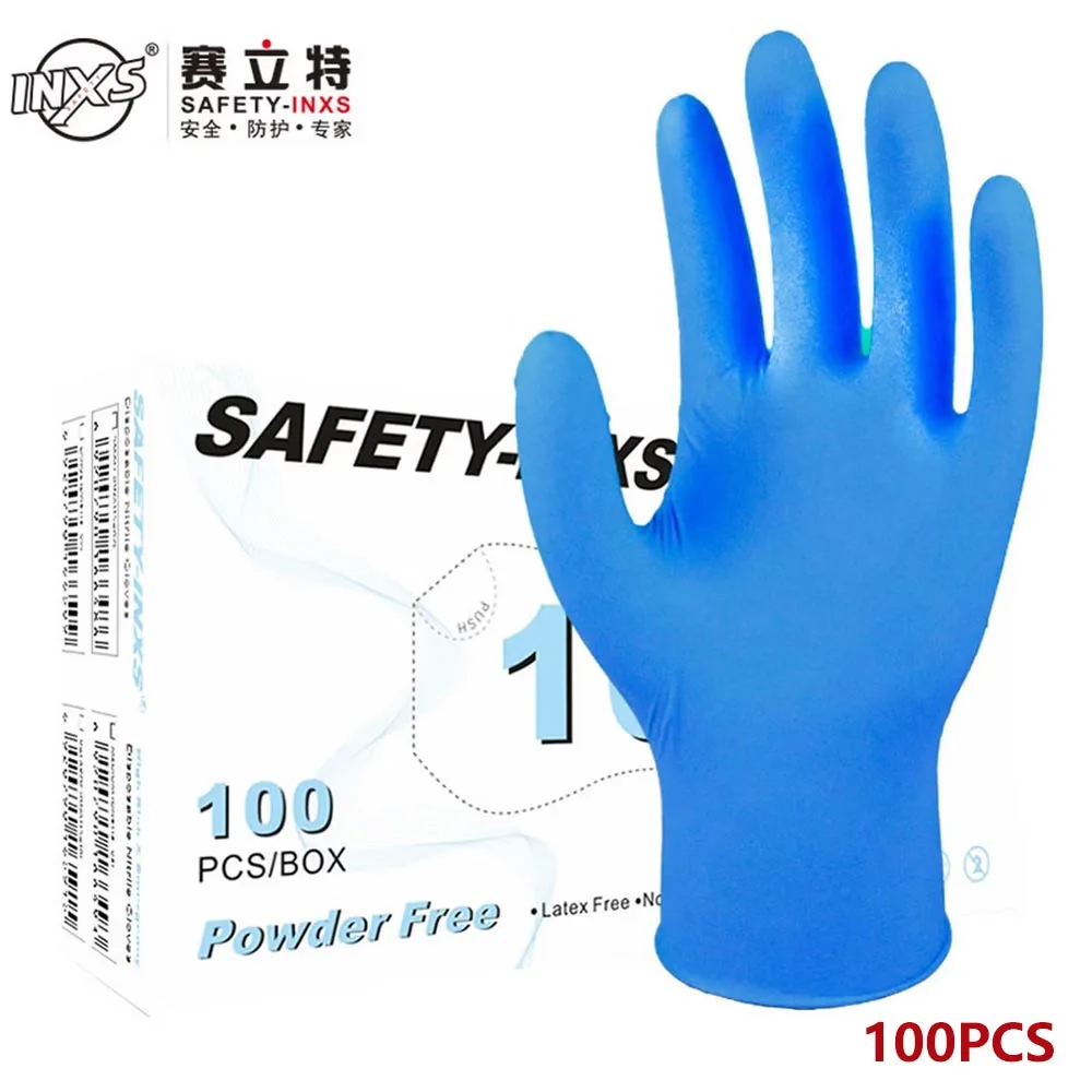 100 Guantes de Nitrilo Azules  - Exam Glove Nitrile reseña y precio