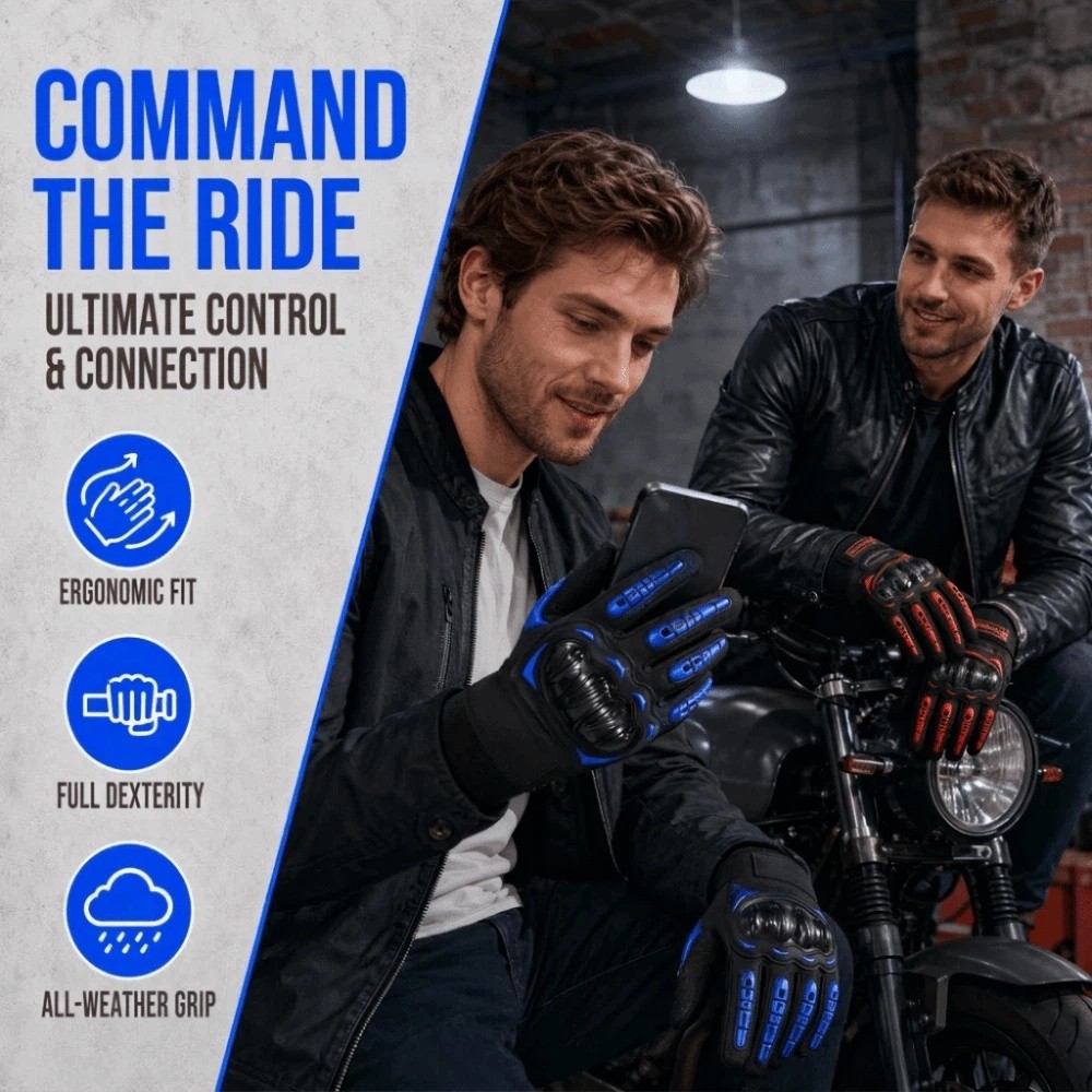 Guantes de Motociclismo Resist - Motorcycle Glove Knuckle reseña y precio