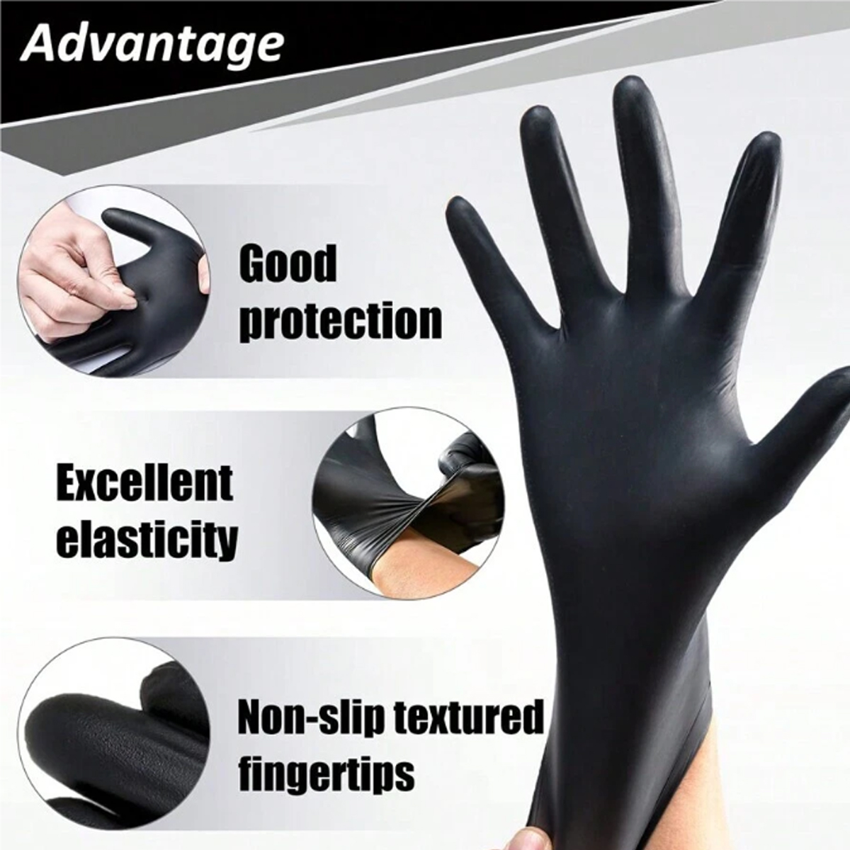 Guantes de Nitrilo Desechables - Rubber Glove Cleaning reseña y precio