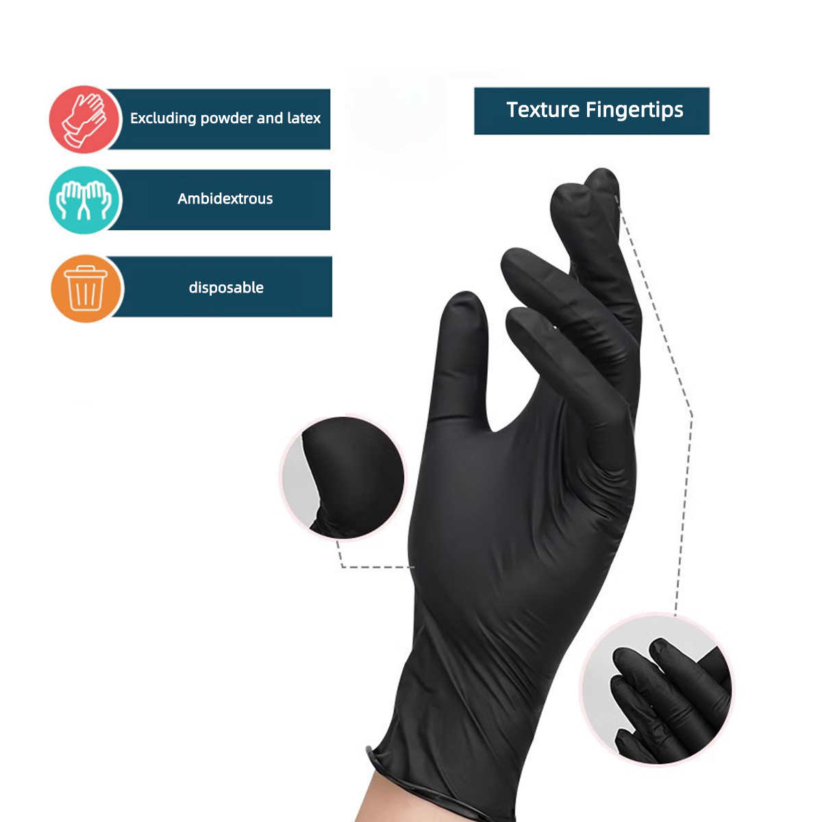 Guantes de Nitrilo Desechables - Rubber Glove Cleaning reseña y precio
