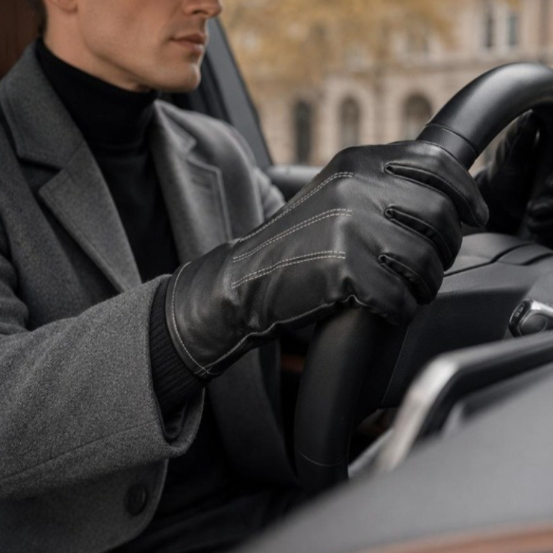 Guantes Térmicos de Cuero PU U - Leather Driving Glove reseña y precio